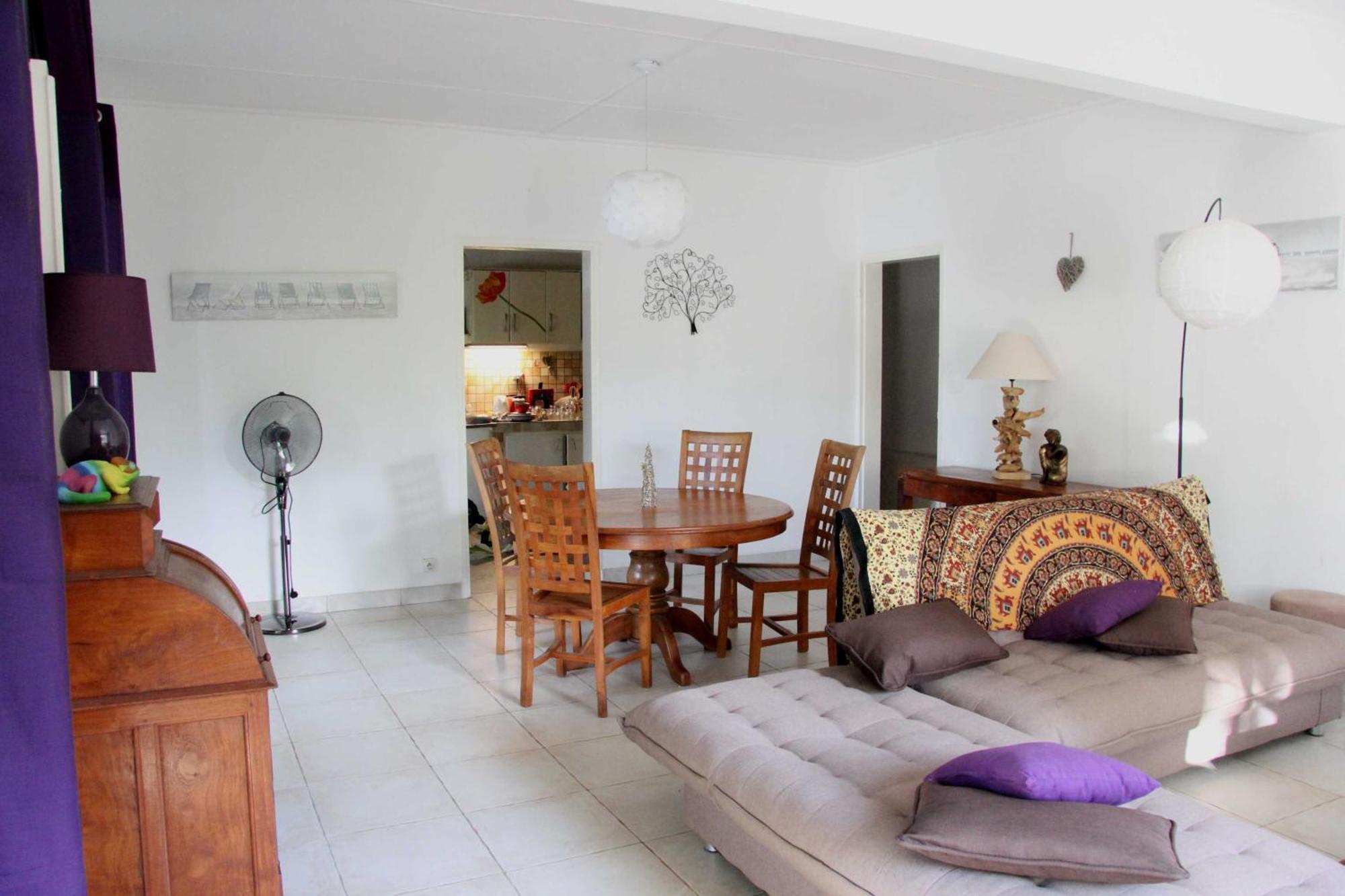 Maison meublée avec piscine près du Lagon La Saline Le Bains Extérieur photo